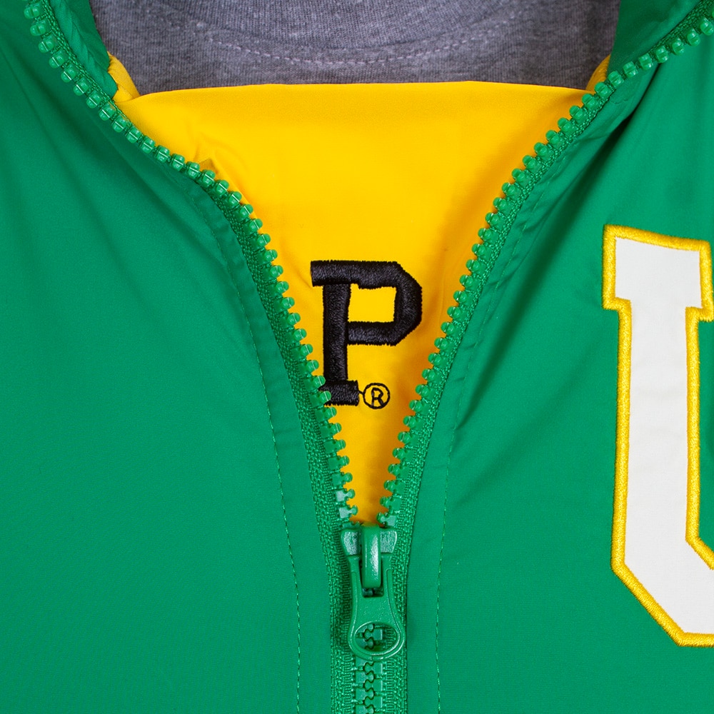 Interlocking UO, Green, Coat/Jacket, Polyester, Men, Portland Gear, Legacy, Anorak, 1/4-Zip, 986754